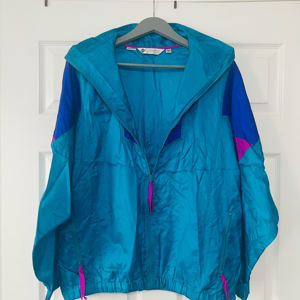 Columbia Teal and Purple Jacket